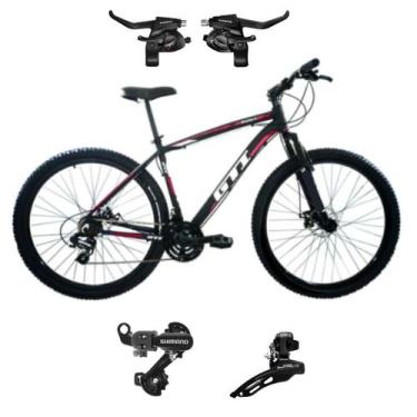 Imagem de Bicicleta 29 Gti Roma Mtb Aluminio Off Road 21v Shimano Freio à Disco 