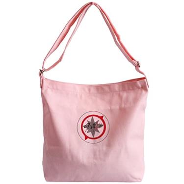Imagem de Bolsa de ombro Stray Kids Merch de lona, bolsa Hobo, bolsa transversal, bolsa casual, rosa