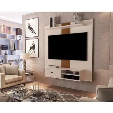 Imagem de Painel jb 5024 - luxo - preto/caramelo - tv até 55 polegadas - jb bech