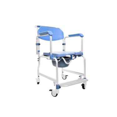 Imagem de Cadeira de Rodas Higiênica Banho 45 CM Aluminio PRO400 - Procirurgica