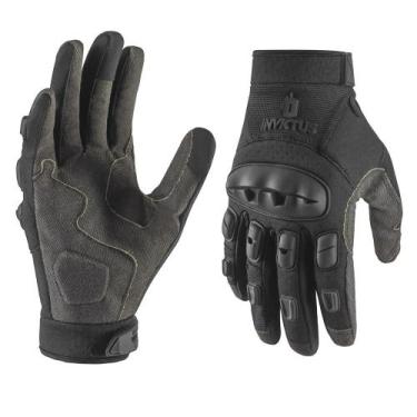 Imagem de Luva Tática Invictus Crasher Police Proteção Kevlar Militar, G, Preto