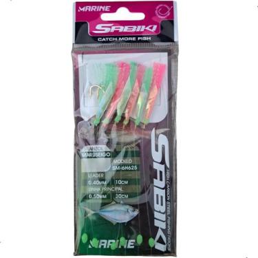 Imagem de Sabiki Verde/Rosa SM6H625 Nº12  Marine Sports