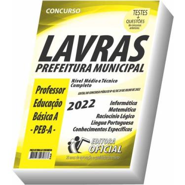Imagem de Apostila Prefeitura Municipal de Lavras - MG - Professor Educação Bási