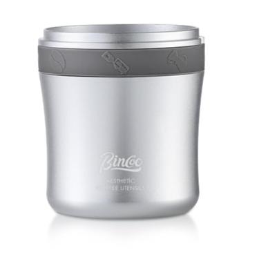 Imagem de Bincoo Copo dosador de café - Copo dosador de café expresso compatível com Portafilter - Revestimento antiaderente preto - Aço inoxidável 304 - Acessório para máquina de café expresso (58 mm)