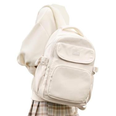 Imagem de Mochila WEPOET Cute Middle School impermeável para meninas adolescente