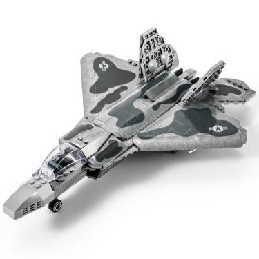 Imagem de Conjunto de blocos de construção SEMKY Military Series F-22 Raptor 626