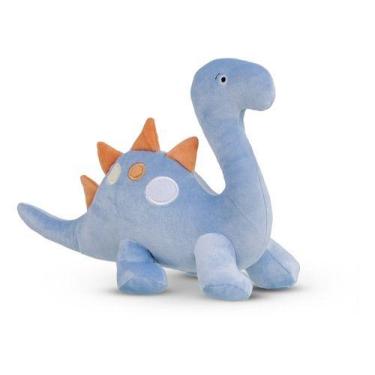 Imagem de Pelúcia Interativa Infantil Dinossauro Zack Azul Brinquedo Amigo Menin