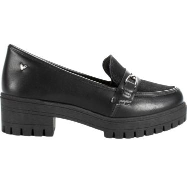 Imagem de Sapato Mocassim Feminino Casual Dia a Dia Passeio Trabalho Calce Fácil com Brilho Mississipi Q8551a