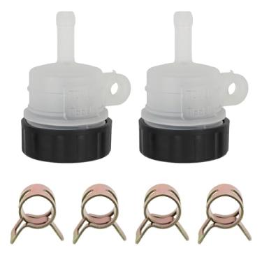 Imagem de ABCERRSI Tanque de cilindro mestre de freio traseiro de motocicleta copo de óleo reservatório garrafa de fluido pacote com 2