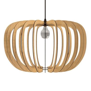 Imagem de Luminária Teto Tipo Pendente Meduza Mdf - Completa Mdf Cru
