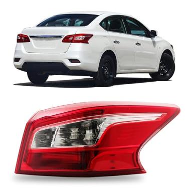 Imagem de Thomletha Substituição da luz traseira externa do lado do passageiro RH para Nissan Sentra 2016-2018 lâmpada traseira 265503YU0A NI2805108