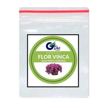 Imagem de 50 Sementes De Flor Vinca Boa Noite Sortida - ISLA