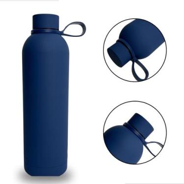 Imagem de Garrafa Térmica 750ml Aço Inoxidável Portátil Para Café Suco Água Idea