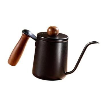 Imagem de ＫＬＫＣＭＳ Bule de Café com Bico de Pescoço de Ganso, preto, 350mL