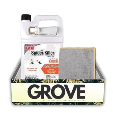 Imagem de Conjunto de sabonete inseticida para plantas com pano de limpeza automática de microfibra – mata aranhas e insetos listados em contato para uso interno e externo – conjunto de presente (2 itens)