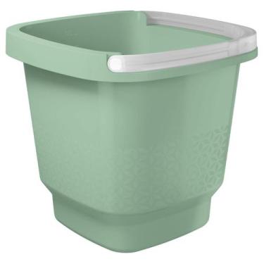 Imagem de Balde Multiuso 12l C/ Alça Resistente Reforçada P/ Limpeza Casa Organi