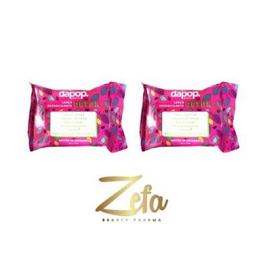 Imagem de Kit 02 Lenço Demaquilante De Maquiagem Detox - Dapop