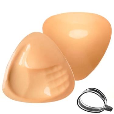 Imagem de Almofadas de inserção de sutiã adesivo dupla face, tecido leve, invisível, enchimento de sutiã pegajoso, aprimoramento dos seios, reutilizável, lavável, Adesivo de dupla face, G