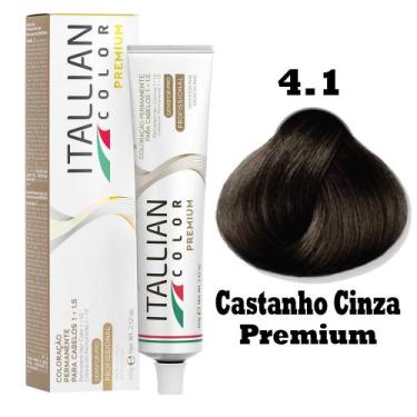 Imagem de Coloração Itallian Color Premium 60g Castanho Cinza 4.1