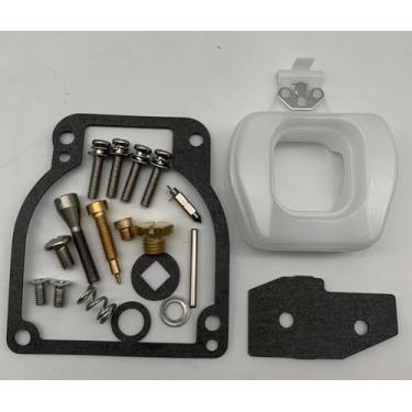 Imagem de Kit de carburador de reparo de carburador para Mercury Mercruiser Quicksilver 2 cilindros 40HP motor de popa substituir 3301-821383T17 3301-823799T10 3301-821383A19