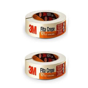 Imagem de Kit c/2 fitas crepe 48mmx50m 3M