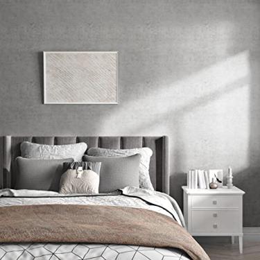 Imagem de STICKEEP Papel de parede de concreto Papel de parede destacado para quarto, banheiro, papel de parede de vinil, cozinha, bancada, papel de parede de cimento industrial, papel de contato de concreto