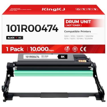 Imagem de Bateria 101R00474 (não toner) preta 1 pacote de substituição de alto rendimento para Xerox 3260 3215 Image-Drum compatível com Xerox Phaser 3260 3052 3260DI 3260DNI WorkCentre 3215 3225 3215NI 3225DNI