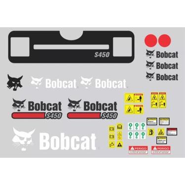 Imagem de Kit Adesivos Completo Bobcat S450 Para Tratores