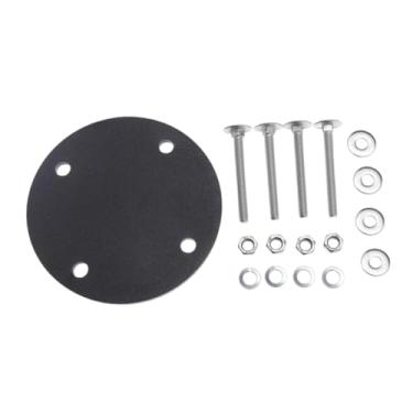 Imagem de KiBcsLic Kit de placa de apoio para montagem de alta resistência, parafusos, porcas, parafusos, acessórios de reparo de garagem com buchas para camping ao ar
