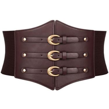 Imagem de Cinto de espartilho feminino JKEEMI, largo, elástico, elástico, cintur