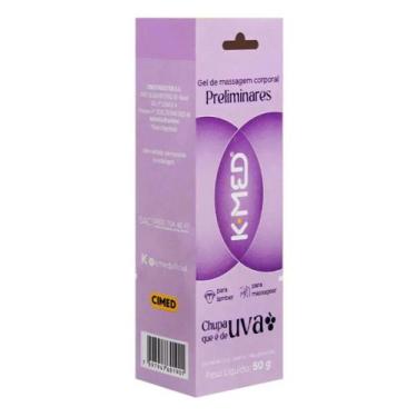 Imagem de K-Med Preliminares gel de massagem corporal sabor Chupa que é de Uva 5