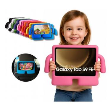 Imagem de Capa Infantil Bracinhos Samsung Galaxy Tab S9 Fe+ 12,4 Pol - Universal