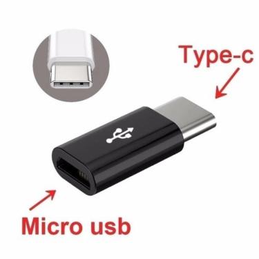 Imagem de ADAPTADOR MICRO USB FÊMEA PARA TYPE-C MACHO USB 3.1