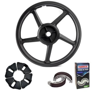 Imagem de Roda Traseira para Yamaha YBR Factor 125/150 - Liga Leve - Com Lona de Freio