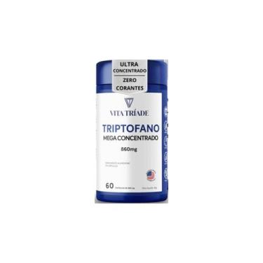 Imagem de Suplemento L-Triptofano 860mg Mega Concentrado  90 Cáps - VITA TRÍADE