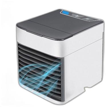 Imagem de Mini Ar Condicionado Usb Portátil Ventilador E Luz Led Uso