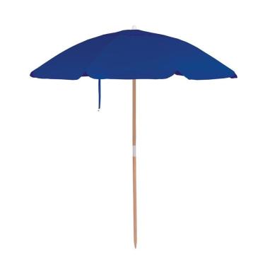 Imagem de Guarda-sol Ombrelone Bagum Madeira Fps 100 2m Mor Azul