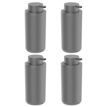 Imagem de 4X Dispenser De Parede Sabonete Detergente Ou Preto 500Ml