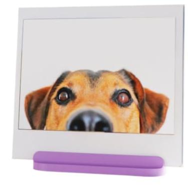 Imagem de Suporte para Fotos e Memorias, Porta-retrato para Exibir Cartoes, Convites e Lembretes - Acessorio Decorativo para Mesa e Escritorio(Preto,GRANDE 4x8cm - 15uni)