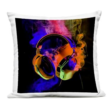 Imagem de Stupell Industries Almofada Power Play para fones de ouvido com estampa externa, design por Sasha