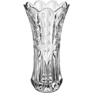 Imagem de Vaso Decorativo Enfeite Casa Floreiro Home&co Vidro 29x14x14cm Transparente