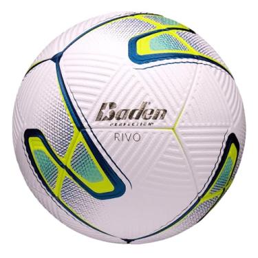 Imagem de Baden | Rivo | Bola de futebol Perfection Match | Ligação térmica de 12 painéis sem costura | PU macio + capa LPOE com textura de controle de veludo cotelê | Tamanho 5 (Rivo - Aprovado pela NFHS)