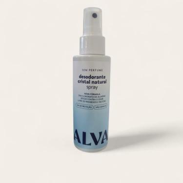 Imagem de Desodorante Spray Cristal Natural Sem Perfume 120ml Alva