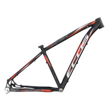 Imagem de Quadro 29 Alumínio Cabeamento Interno Preto Fosco Cor Laranja Tamanho Do Quadro 15"