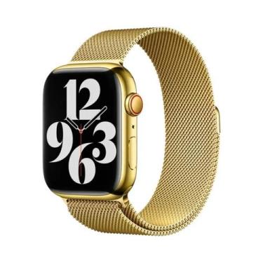 Imagem de Pulseira De Metal Clássica Milanese Para Apple Watch Série 1 2 3 4 5 6