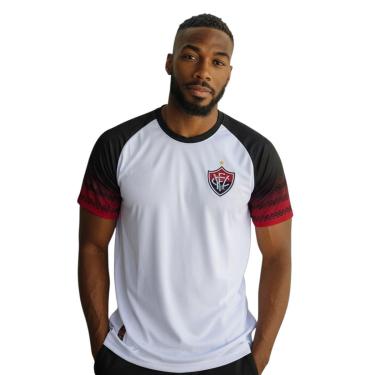 Imagem de Camisa Vitória Oficial Branca Escudo Bordado Super Bolla-Masculino