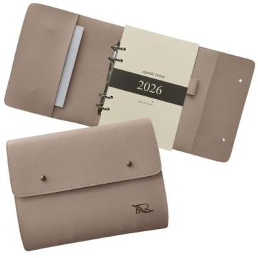 Imagem de Agenda Diária 2026 180-R Raffai Couros, Nude