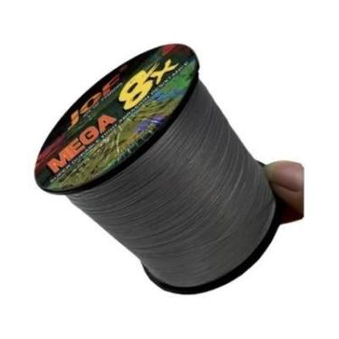 Imagem de Linha De Pesca Trançada Multifilamento Forte 8 Fios 18LB-78LB 300M 500