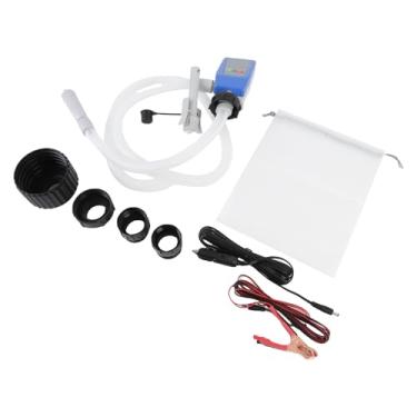 Imagem de aqxreight Bomba de Transferência de Combustível Com Parada Automática 3 Bomba de Transferência de Gás 2GPM Com 4 Adaptadores Mangueira de 51 Polegadas para Gasolina Derv Querosene para Transf de 3 2
