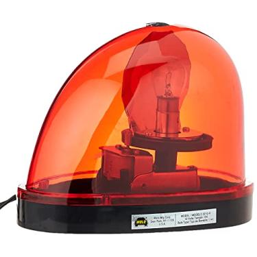Imagem de Wolo (3210-R) Emergência 1 Luz de Aviso Rotativa de Emergência – Lente Vermelha, Montagem Magnética
